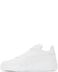 Baskets basses en cuir blanches Giuseppe Zanotti