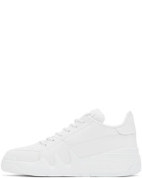 Baskets basses en cuir blanches Giuseppe Zanotti