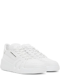 Baskets basses en cuir blanches Giuseppe Zanotti