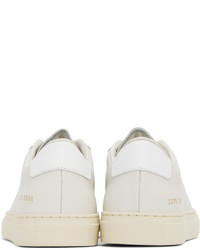 Baskets basses en cuir blanches Common Projects