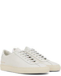 Baskets basses en cuir blanches Common Projects