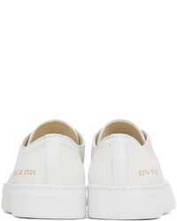 Baskets basses en cuir blanches Common Projects