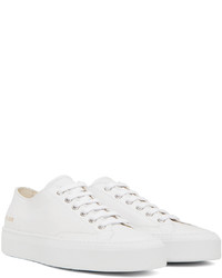 Baskets basses en cuir blanches Common Projects