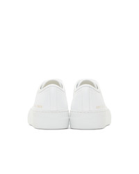 Baskets basses en cuir blanches Woman by Common Projects