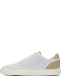 Baskets basses en cuir blanches Brunello Cucinelli