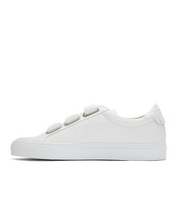 Baskets basses en cuir blanches Givenchy