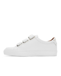 Baskets basses en cuir blanches Givenchy