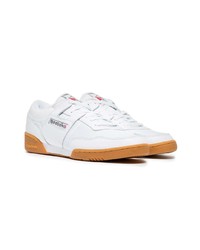 Baskets basses en cuir blanches Reebok