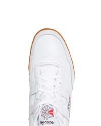 Baskets basses en cuir blanches Reebok