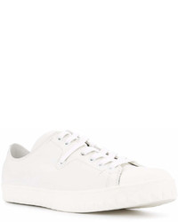 Baskets basses en cuir blanches White Flags