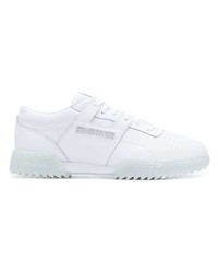 Baskets basses en cuir blanches Reebok