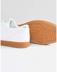 Baskets basses en cuir blanches Reebok