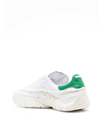 Baskets basses en cuir blanches adidas