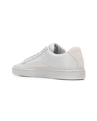 Baskets basses en cuir blanches Puma