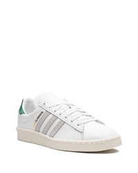 Baskets basses en cuir blanches adidas