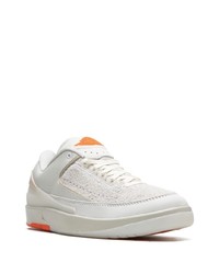 Baskets basses en cuir blanches Jordan