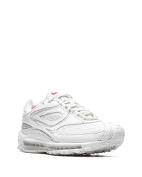 Baskets basses en cuir blanches Nike