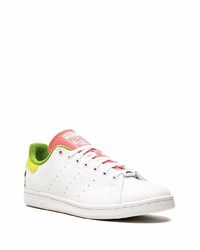 Baskets basses en cuir blanches adidas