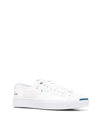 Baskets basses en cuir blanches Converse