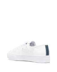 Baskets basses en cuir blanches Converse