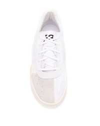 Baskets basses en cuir blanches Y-3