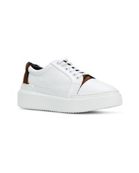 Baskets basses en cuir blanches Sonia Rykiel