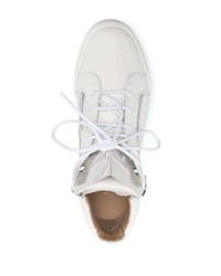 Baskets basses en cuir blanches Giuseppe Zanotti