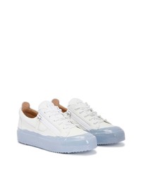 Baskets basses en cuir blanches Giuseppe Zanotti