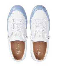 Baskets basses en cuir blanches Giuseppe Zanotti