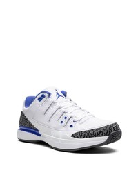 Baskets basses en cuir blanches Nike