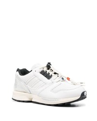 Baskets basses en cuir blanches adidas