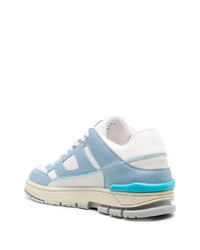 Baskets basses en cuir bleu clair Axel Arigato