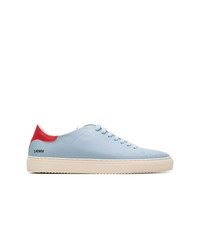 Baskets basses en cuir bleu clair Axel Arigato