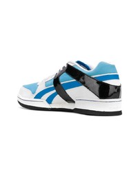 Baskets basses en cuir bleu clair Reebok