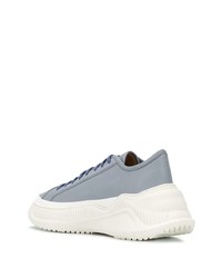 Baskets basses en cuir bleu clair Oamc