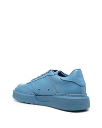 Baskets basses en cuir bleu clair Paul Smith