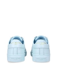 Baskets basses en cuir bleu clair Kurt Geiger London