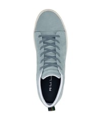 Baskets basses en cuir bleu clair PS Paul Smith