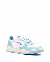 Baskets basses en cuir bleu clair AUTRY