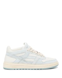 Baskets basses en cuir bleu clair Represent