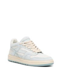 Baskets basses en cuir bleu clair Represent