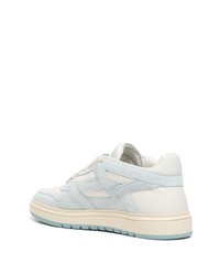 Baskets basses en cuir bleu clair Represent