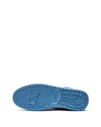 Baskets basses en cuir bleu clair A Bathing Ape