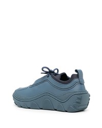 Baskets basses en cuir bleu clair Kiko Kostadinov