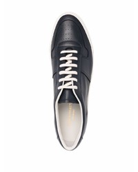 Baskets basses en cuir bleu marine Common Projects