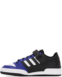 Baskets basses en cuir bleu marine adidas Originals