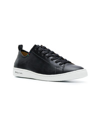 Baskets basses en cuir bleu marine Ps By Paul Smith