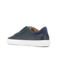 Baskets basses en cuir bleu marine Axel Arigato