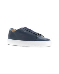 Baskets basses en cuir bleu marine Axel Arigato