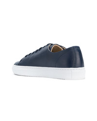 Baskets basses en cuir bleu marine Axel Arigato